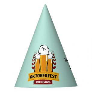 Oktoberfest custom name & text party hat