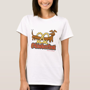 Oktoberfest Dachshund and Pretzel T-Shirt