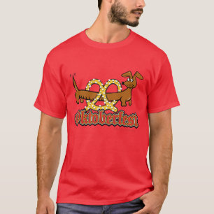 Oktoberfest Dachshund and Pretzel T-Shirt