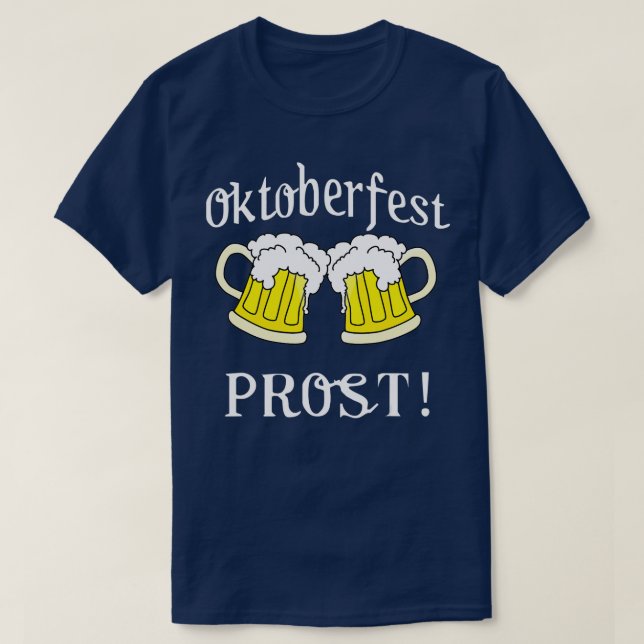 Oktoberfest Drinking  - Funny German Beer  T-Shirt (Design Front)