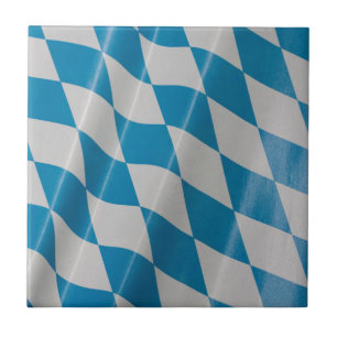 Oktoberfest Flag Colours Bavaria Bayern Tile