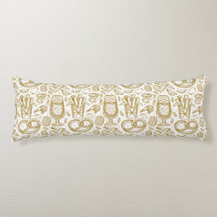Oktoberfest Food Menu Classic Bavarian Bites Body Pillow
