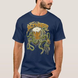 Oktoberfest Funny Octopus Beer Cheers T-Shirt