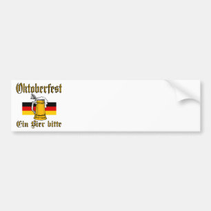 Oktoberfest Gear Bumper Sticker