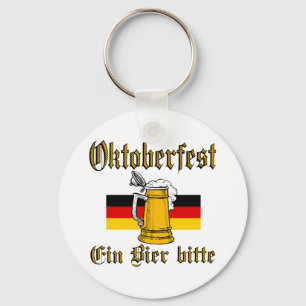 Oktoberfest Gear Keychain