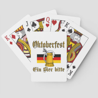 Oktoberfest Gear Playing Cards