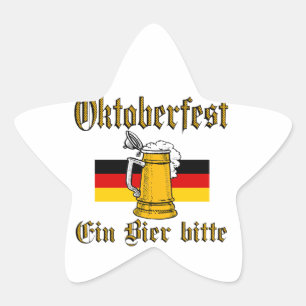 Oktoberfest Gear Star Sticker
