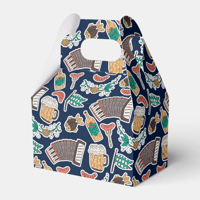 Oktoberfest German Beer Festival Favor Box (Front Side)