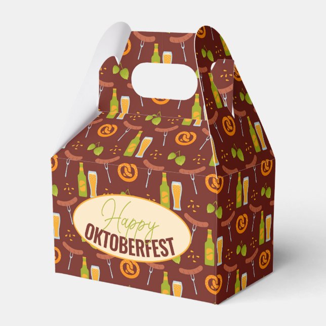 Oktoberfest German Beer Festival Favour Box (Front Side)
