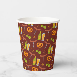 Oktoberfest German Beer Festival  Paper Cups