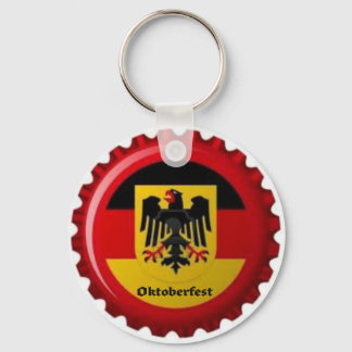 OKTOBERFEST GERMAN BOTTLECAP DESIGN KEYCHAIN