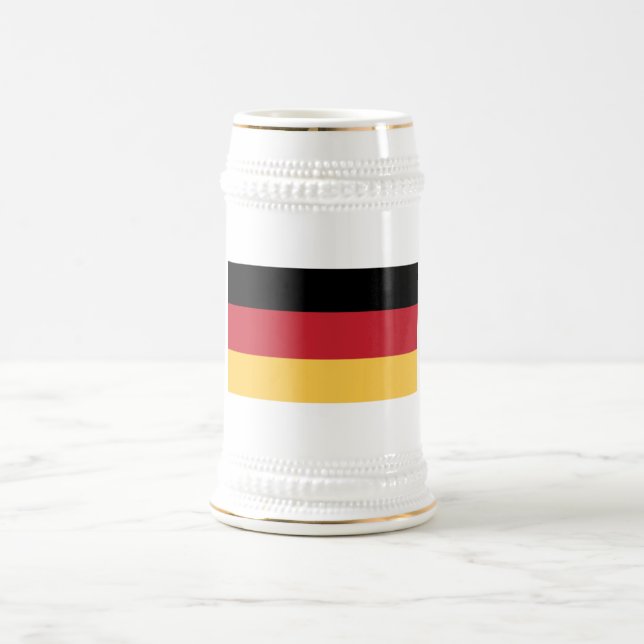 Oktoberfest German Flag Beer Stein Mug (Center)