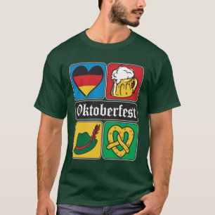 Oktoberfest German Icons T-Shirt