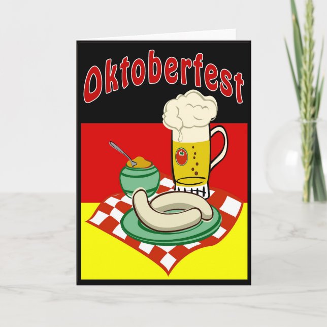 Oktoberfest Germany Card (Front)