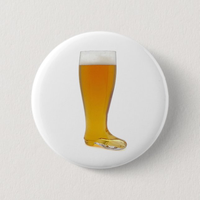 oktoberfest-glass-beer-boot 2 inch round button (Front)