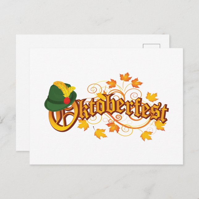 Oktoberfest   holiday postcard (Front/Back)