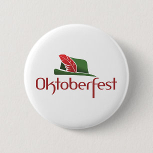 Oktoberfest Hut 2 Inch Round Button