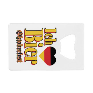 Oktoberfest-ICH-BIER Credit Card Bottle Opener