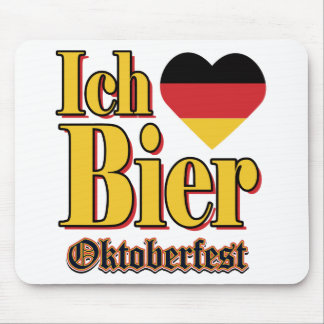 Oktoberfest-ICH-BIER Mouse Pad