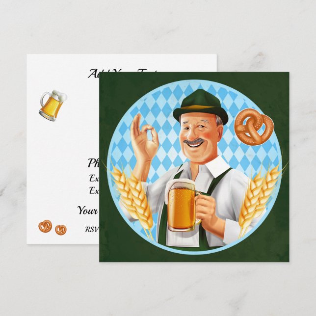 OKTOBERFEST INVITATION (Front/Back)