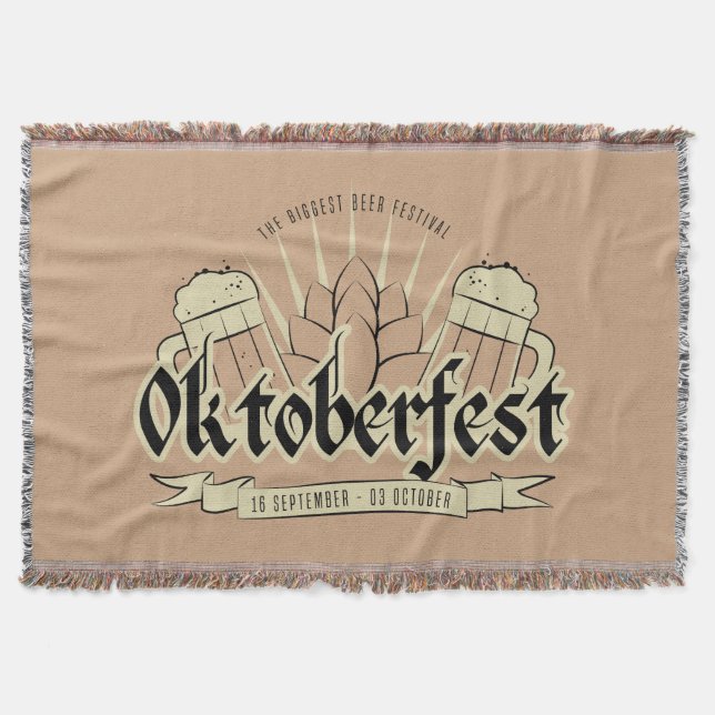 Oktoberfest jeter couverture (Devant)