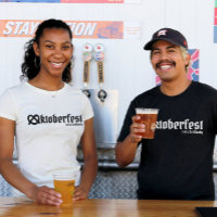 Oktoberfest Let's Get Knotty Typography Funny Pun