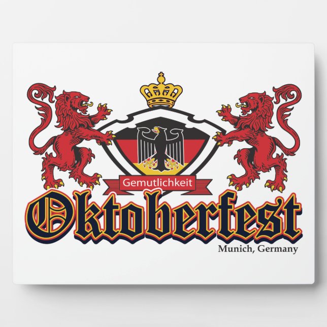 Oktoberfest Lions Plaque (Front)