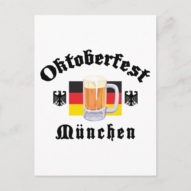 Oktoberfest Munchen Postcard (Front)