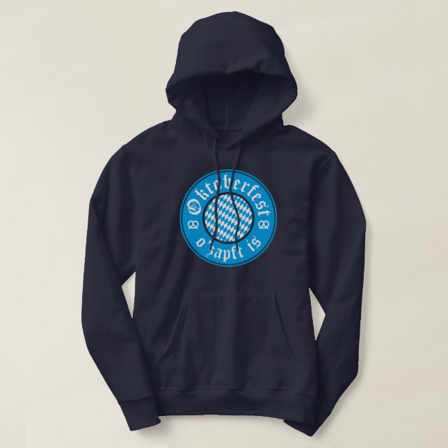 Oktoberfest O’zapft est un Sweat - shirt à capuche (Design devant)