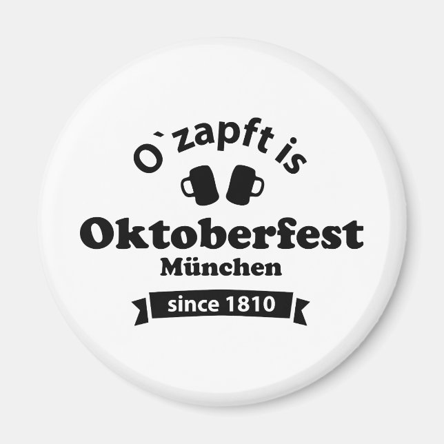 Oktoberfest O' zapis Magnet (Front)