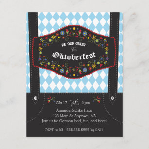 Oktoberfest (Octoberfest) German Party Invitation