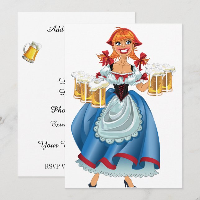 OKTOBERFEST / Octoberfest Invitation (Front/Back)