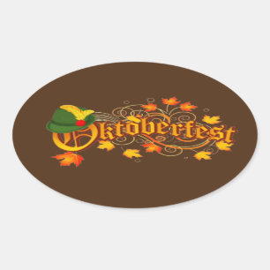 Oktoberfest  oval sticker