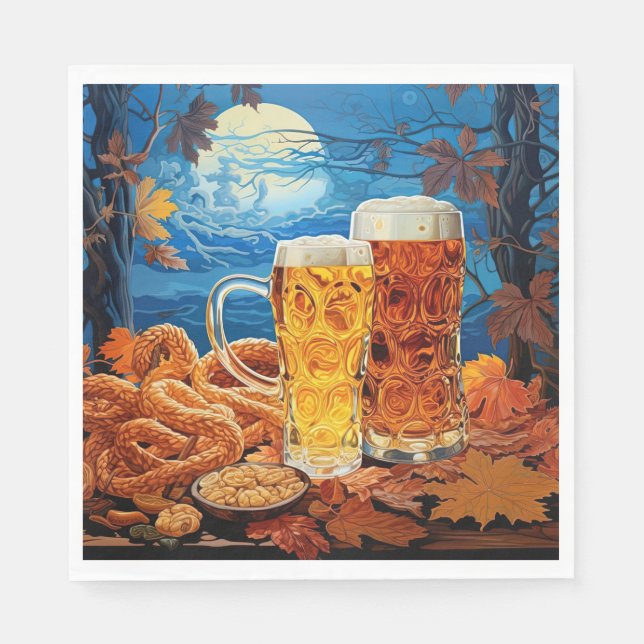 Oktoberfest Paper Napkins  (Front)