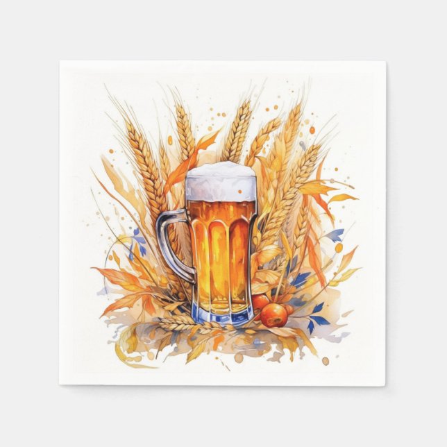 Oktoberfest Paper Napkins  (Front)