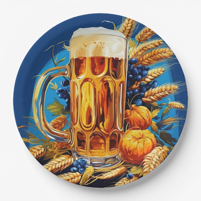 Oktoberfest Paper Plates (Front)