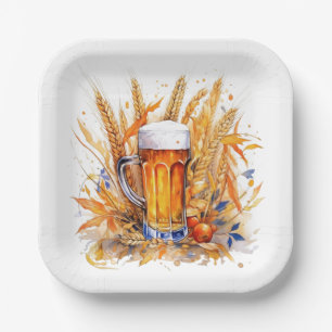 Oktoberfest Paper Plates