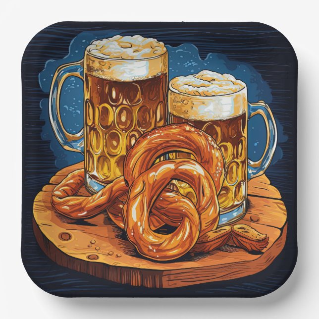 Oktoberfest Paper Plates (Front)