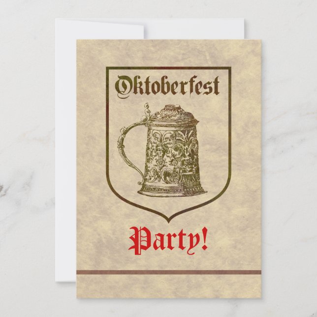 Oktoberfest Party Invitation (Front)