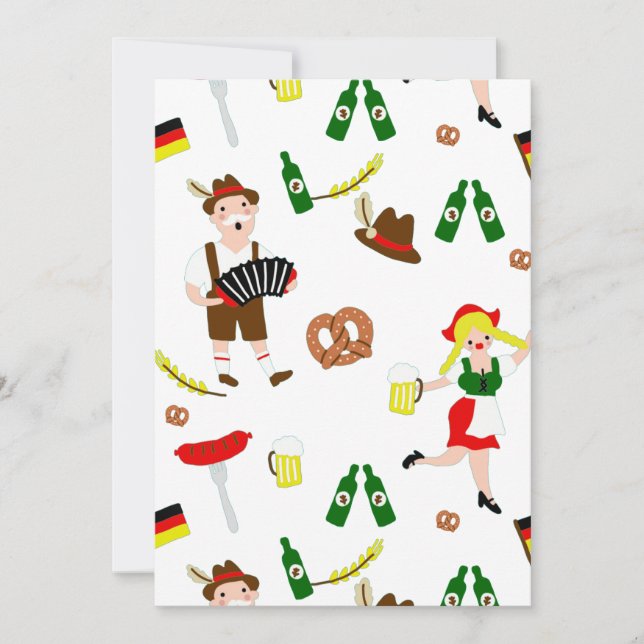 oktoberfest party invitation (Front)