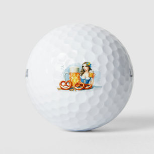 Oktoberfest Party With Beer And Pretzels ai  Golf Balls