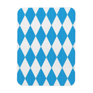 Oktoberfest pattern with fabric texture magnet