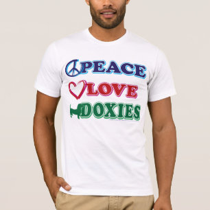 Oktoberfest Peace Love Doxies T-Shirt