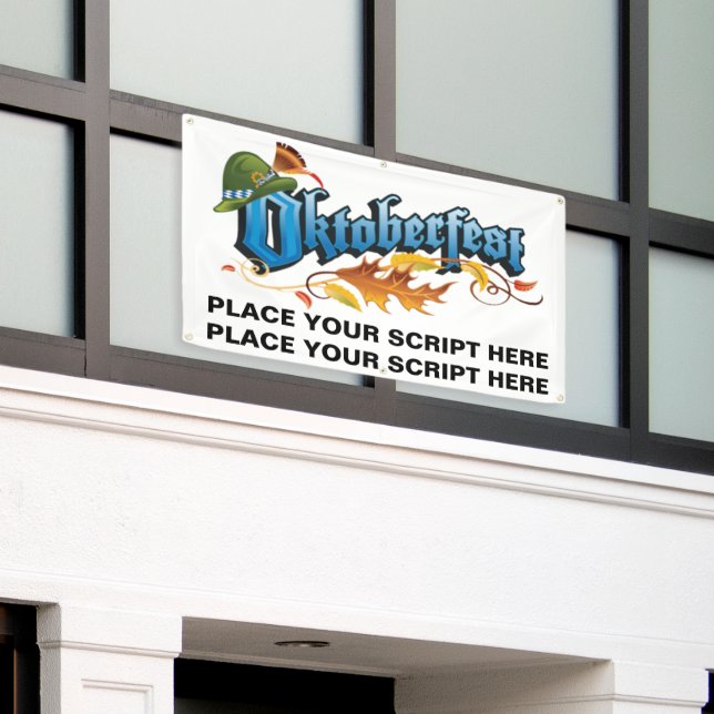 Oktoberfest Personalized  Banner (Outside Building)