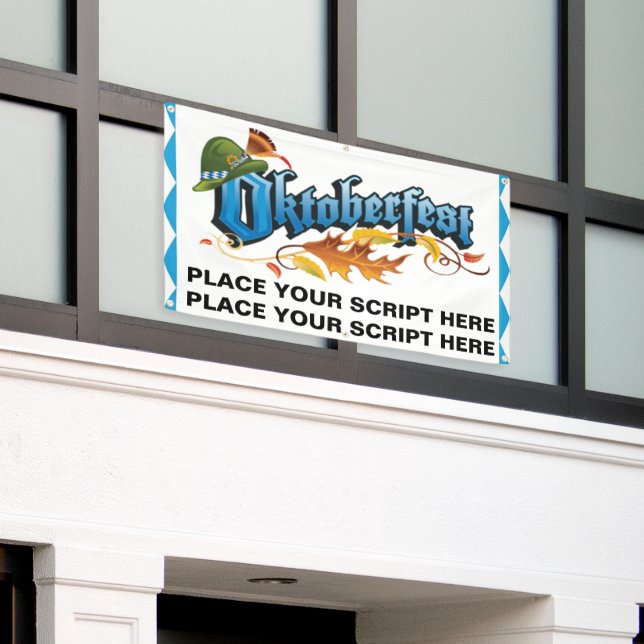 Oktoberfest Personalized  Banner (Outside Building)