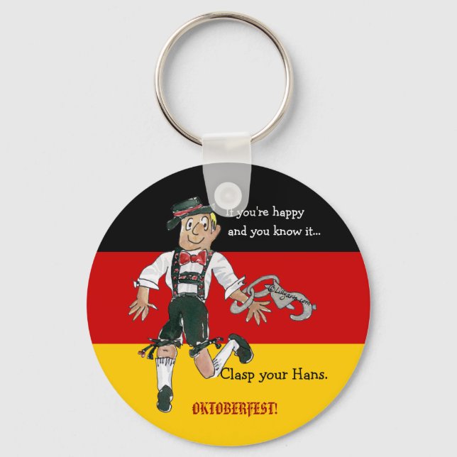 Oktoberfest Personalized Keychains (Front)