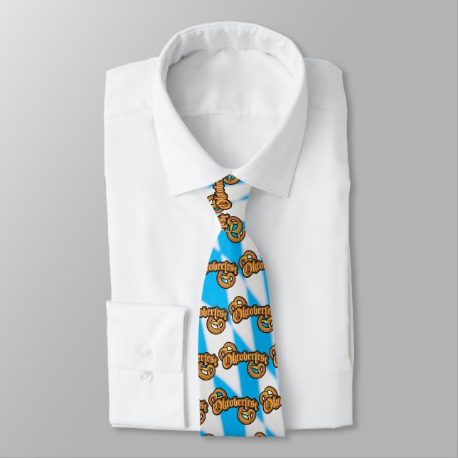 oktoberfest pretzels with text tie (Tied)
