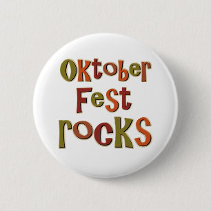 Oktoberfest Rocks 2 Inch Round Button