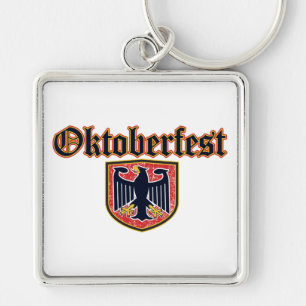 Oktoberfest Shield Keychain