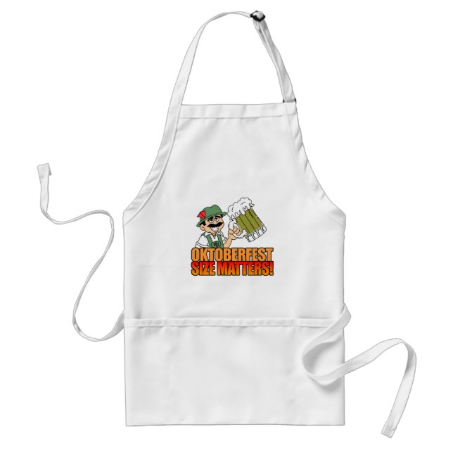 Oktoberfest Size Matters Standard Apron (Front)